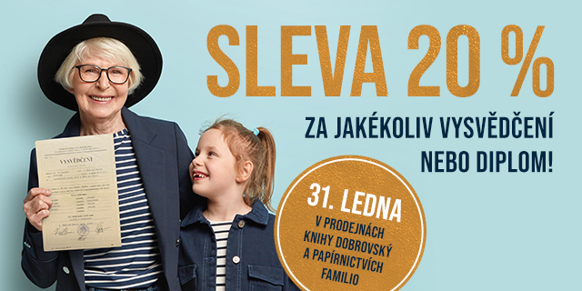 Slevička za vysvědčení? Jasně a hned 20 % | Knihy Dobrovský