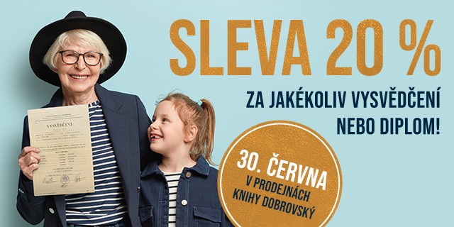 Za pětku i&nbsp;jedničku, dáme dneska slevičku | 20&nbsp;% na vše | Knihy Dobrovský