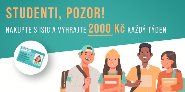 Soutěž s&nbsp;ISIC o&nbsp;20 000&nbsp;Kč! | Knihy Dobrovský