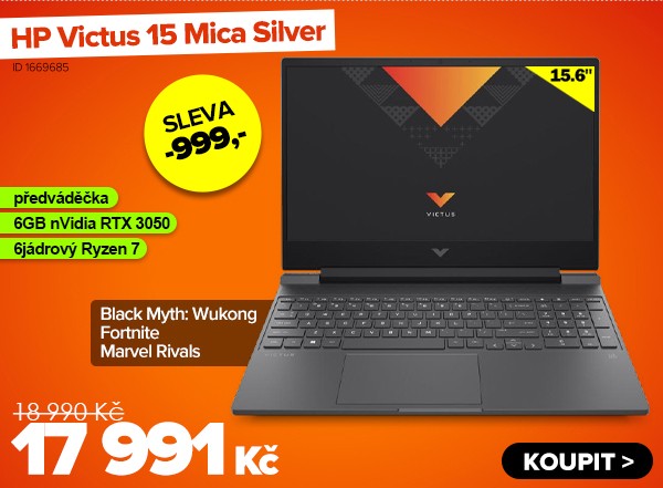HP Victus 15-fb3010ne Mica Silver za 17&nbsp;991&nbsp;Kč - Notebook | GIGACOMPUTER.CZ