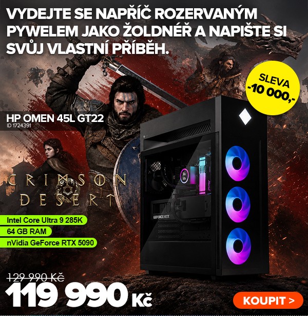 HP OMEN 45L GT22-3097ng za 119&nbsp;990&nbsp;Kč - Počítač | GIGACOMPUTER.CZ