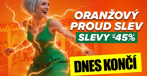 Oranžový proud slev to zase roztočil! GIGA Slevy na předváděcí i&nbsp;repasované notebooky, Herní PC, iPh | GIGACOMPUTER.CZ