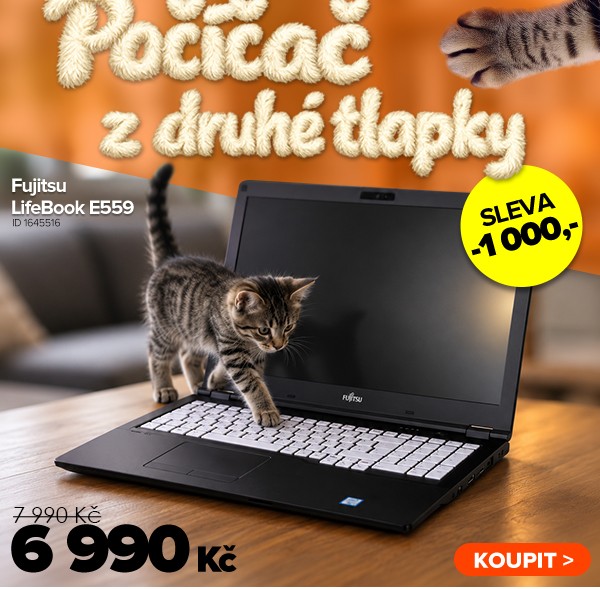 Fujitsu LifeBook E559&nbsp;za 6&nbsp;990&nbsp;Kč - Notebook | GIGACOMPUTER.CZ
