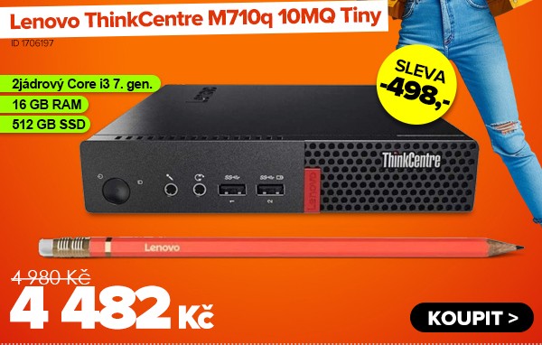 Lenovo ThinkCentre M710q 10MQ Tiny za 4&nbsp;482&nbsp;Kč - Počítač | GIGACOMPUTER.CZ