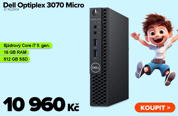 Dell Optiplex 3070&nbsp;Micro za 10 960&nbsp;Kč - Počítač | GIGACOMPUTER.CZ