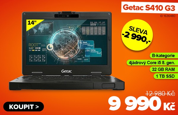 Getac S410&nbsp;G3&nbsp;za 9&nbsp;990&nbsp;Kč - Notebook | GIGACOMPUTER.CZ
