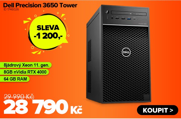 Dell Precision 3650 Tower za 28&nbsp;790&nbsp;Kč - Počítač | GIGACOMPUTER.CZ