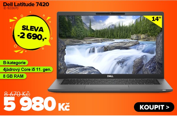 Dell Latitude 7420 za 5&nbsp;980&nbsp;Kč - Notebook | GIGACOMPUTER.CZ