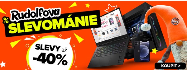 Rudolfova Slevománie je zpět! A&nbsp;s ní slevy až 40&nbsp;% na notebooky. Doprava zdarma! Záruka 2&nbsp;roky zdarm | GIGACOMPUTER.CZ