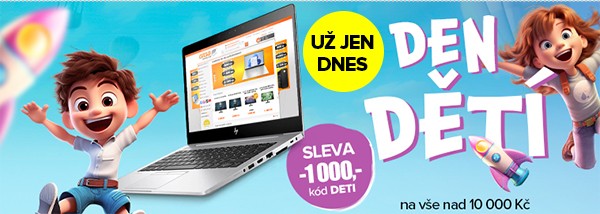 Den Dětí je tady! Sleva 1&nbsp;000&nbsp;Kč na vše nad 10 000&nbsp;Kč s&nbsp;kódem DETI. Záruka zdarma. Doprava zdarma. | GIGACOMPUTER.CZ