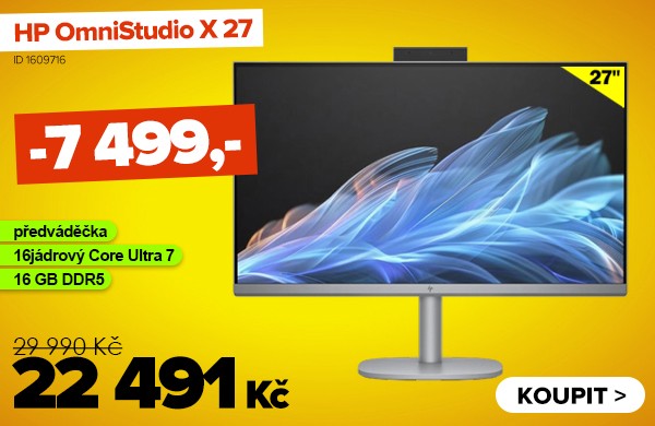 HP OmniStudio X 27-cs0005nb za 22&nbsp;491&nbsp;Kč - Počítač | GIGACOMPUTER.CZ