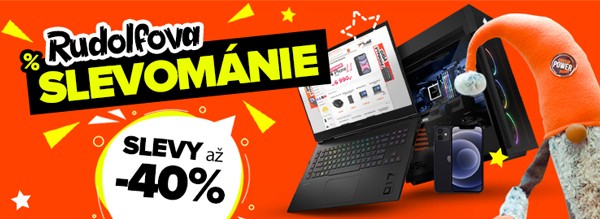 Rudolfova Slevománie je zpět! A&nbsp;s ní slevy až 40&nbsp;% na notebooky. Doprava zdarma! Záruka 2&nbsp;roky zdarm | GIGACOMPUTER.CZ
