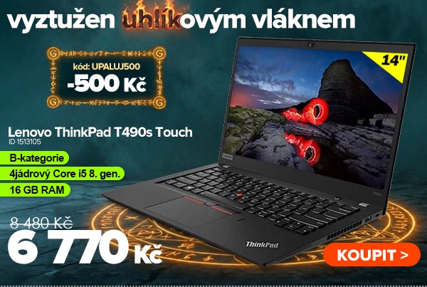 Lenovo ThinkPad T490s Touch za 6&nbsp;770&nbsp;Kč - Notebook | GIGACOMPUTER.CZ
