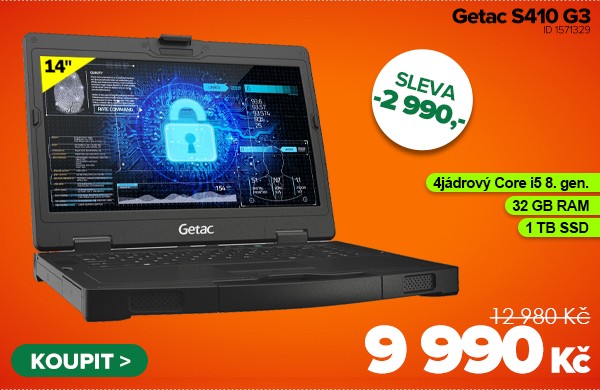 Getac S410&nbsp;G3&nbsp;za 9&nbsp;990&nbsp;Kč - Notebook | GIGACOMPUTER.CZ