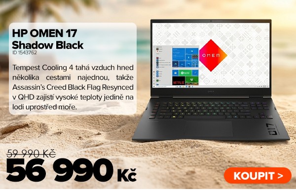 HP OMEN 17-ck2000nf Shadow Black za 56&nbsp;990&nbsp;Kč - Notebook | GIGACOMPUTER.CZ