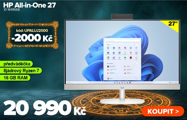 HP All-in-One 27-cr0032na za 20 990&nbsp;Kč - Počítač | GIGACOMPUTER.CZ