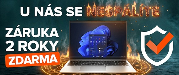 Na všechny notebooky dva roky záruky! | GIGACOMPUTER.CZ