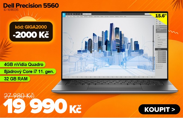 Dell Precision 5560 za 21&nbsp;990&nbsp;Kč - Notebook | GIGACOMPUTER.CZ