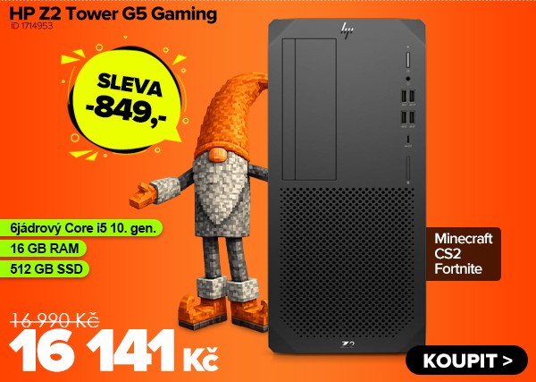HP Z2&nbsp;Tower G5&nbsp;Gaming za 16&nbsp;141&nbsp;Kč - Počítač | GIGACOMPUTER.CZ