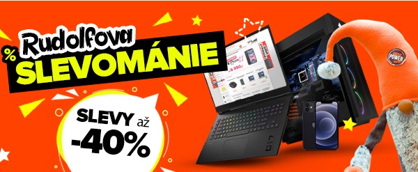 Rudolfova Slevománie je zpět! A&nbsp;s ní slevy až 40&nbsp;% na notebooky. Doprava zdarma! Záruka 2&nbsp;roky zdarm | GIGACOMPUTER.CZ