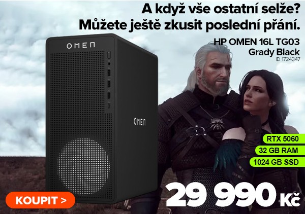 HP OMEN 16L TG03-0976ng Grady Black za 29&nbsp;990&nbsp;Kč - Počítač | GIGACOMPUTER.CZ