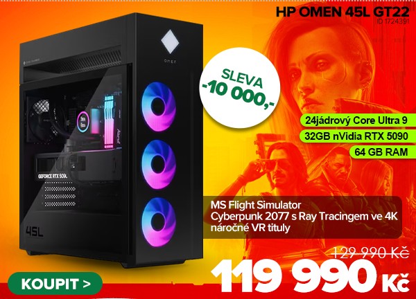 HP OMEN 45L GT22-3097ng za 119&nbsp;990&nbsp;Kč - Počítač | GIGACOMPUTER.CZ