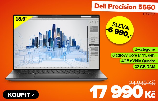 Dell Precision 5560 za 17&nbsp;990&nbsp;Kč - Notebook | GIGACOMPUTER.CZ