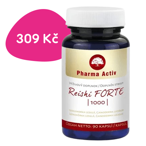 Reishi FORTE 1000 90 kapslí | Pilulka.cz