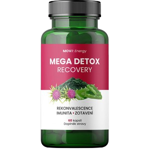 MOVIT ENERGY Mega detox recovery 60 kapslí