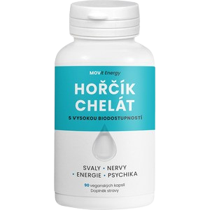 MOVIT ENERGY Hořčík B6 Chelát 100 mg 90 kapslí
