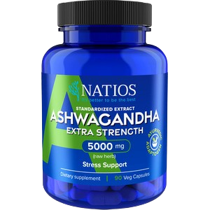 NATIOS Ashwagandha Extract, 5000 mg, Extra…