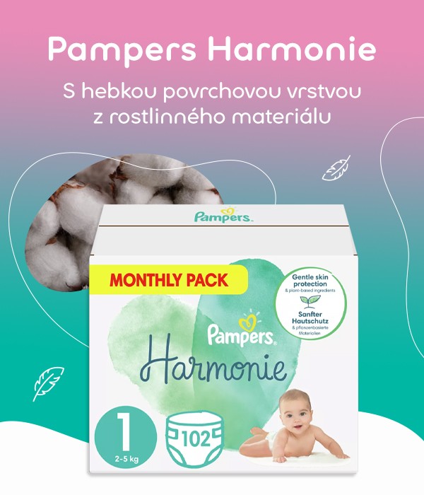 Pampers Harmonie - sleva až 9% | Pilulka.cz