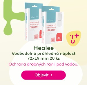 Healee Voděodolná průhledná náplast 72x19 mm 20 ks | Pilulka.cz