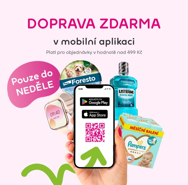 Doprava ZDARMA v aplikaci | Pilulka.cz