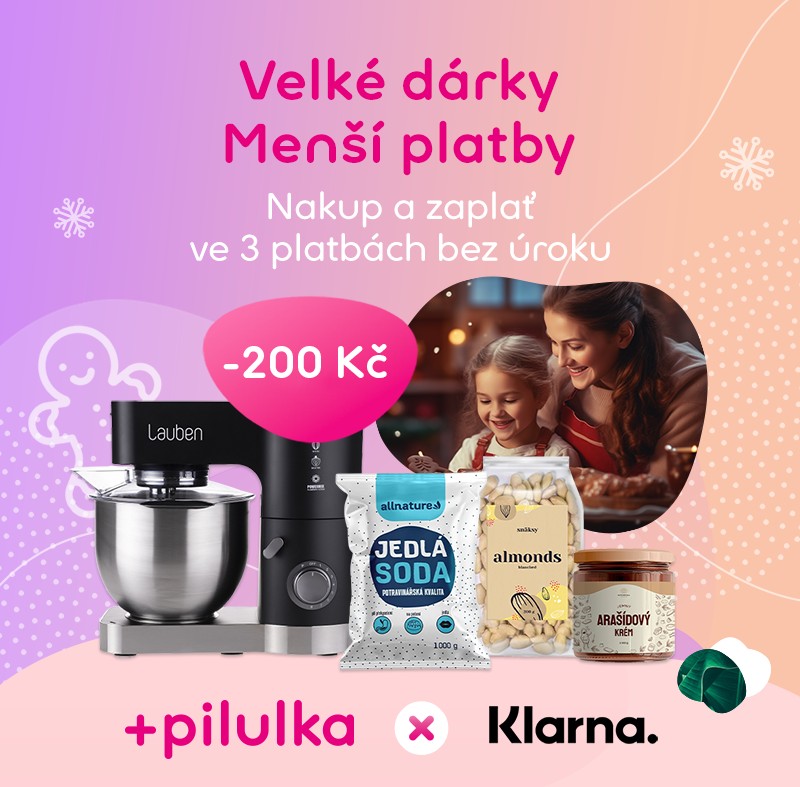 Sleva 200 Kč na celý nákup s Klarnou | Pilulka.cz