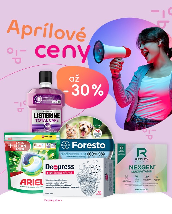 Aprílové slevy až 30 % | Pilulka.cz