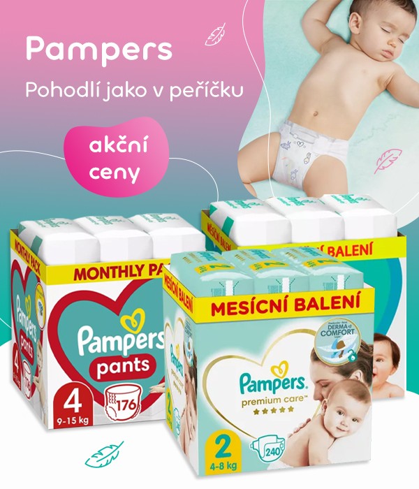 Pampers za akční ceny | Pilulka.cz