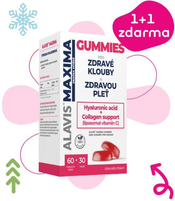 Alavis MAXIMA Gummies 60 tablet + 30 kapslí | Pilulka.cz