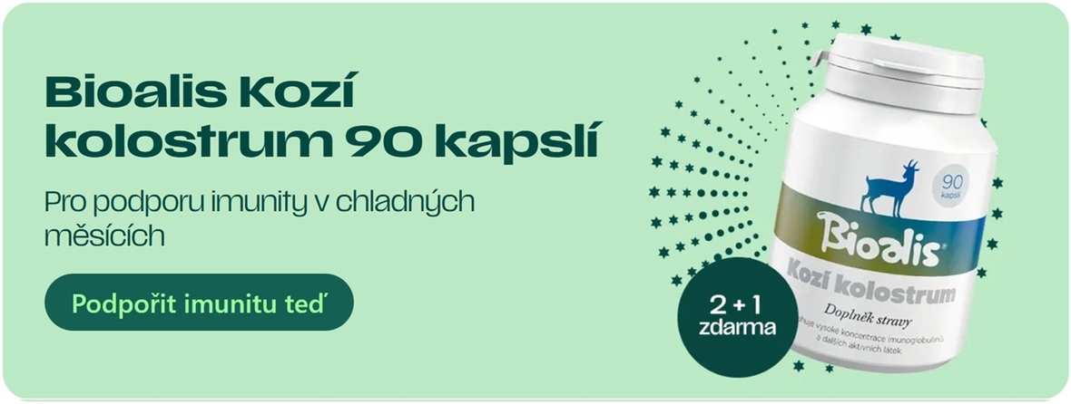Bioalis Kozí kolostrum 90 kapslí | Pilulka.cz