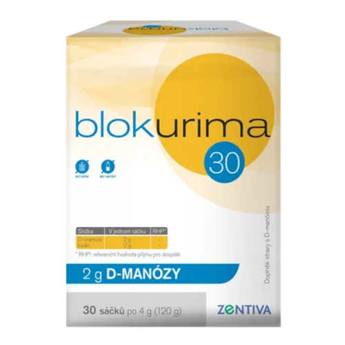 Blokurima 2 g D-manózy 30 sáčků | Pilulka.cz
