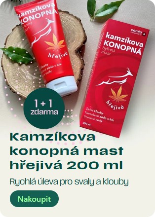 Cemio Kamzíkova konopná mast hřejivá 200 ml | Pilulka.cz