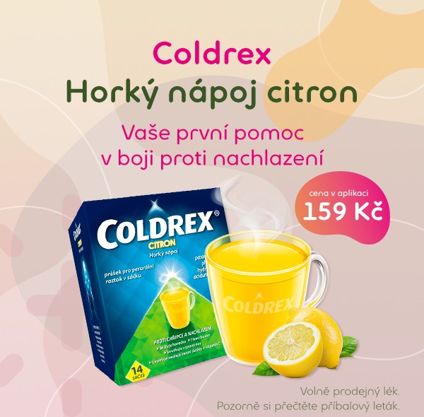 Coldrex Horký nápoj za super akční cenu | Pilulka.cz