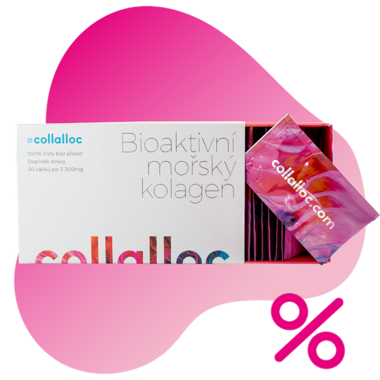 Collalloc 100% bioaktivní mořský kolagen 30 sáčků | Pilulka.cz