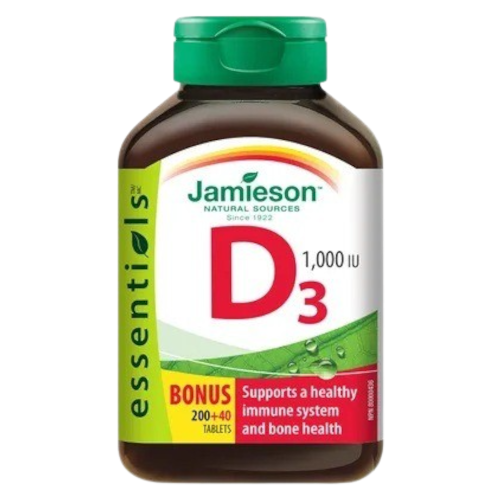 Jamieson Vitamín D3 1000 IU 240 tablet | Pilulka.cz