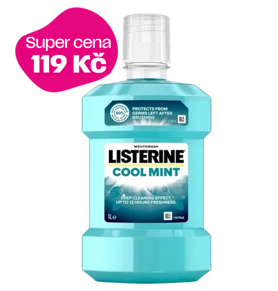 Listerine Coolmint ústní voda 1000 ml | Pilulka.cz
