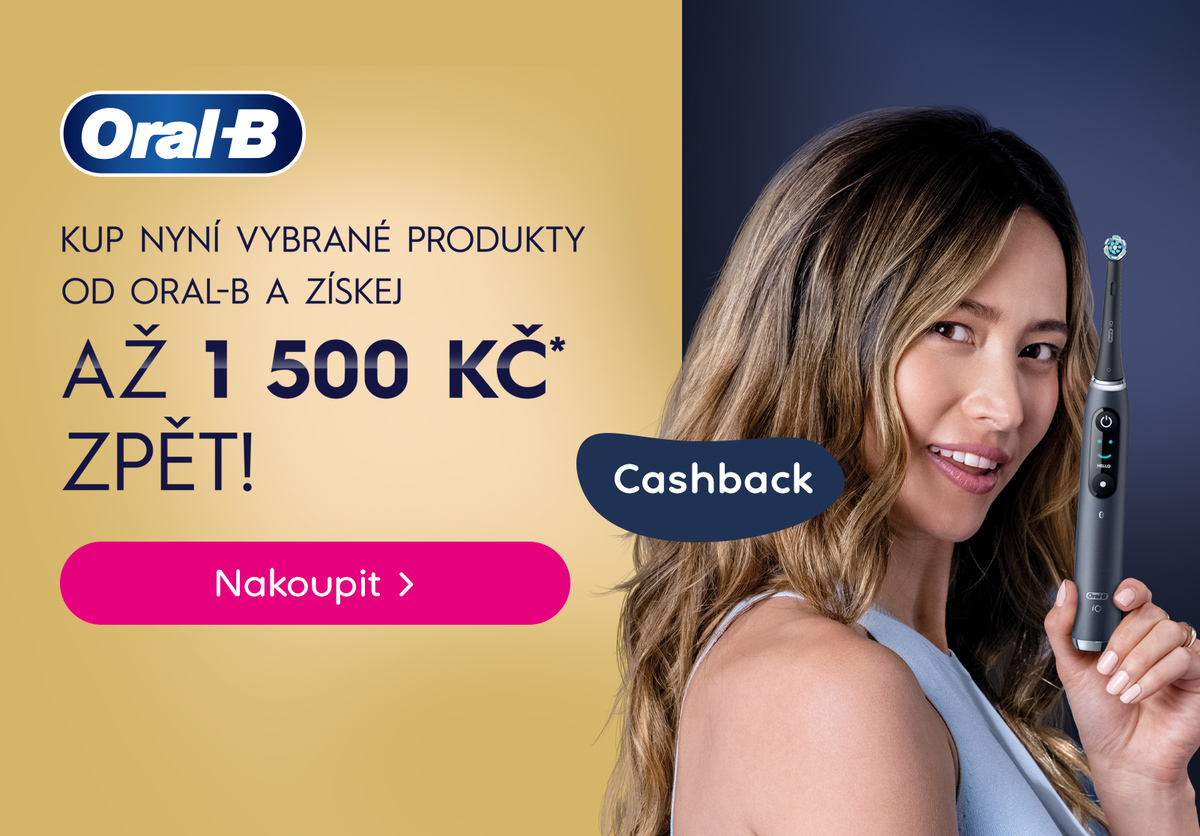 Oral-B až 1 500 Kč zpět | Pilulka.cz