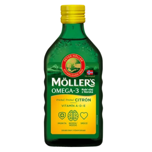 Möllers Omega 3 Citrón 250 ml | Pilulka.cz
