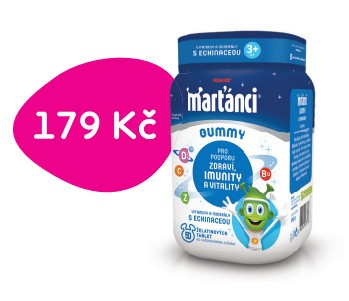 Marťánci Walmark Gummy Echinacea 20 mg želatinové tablety 50 ks | Pilulka.cz