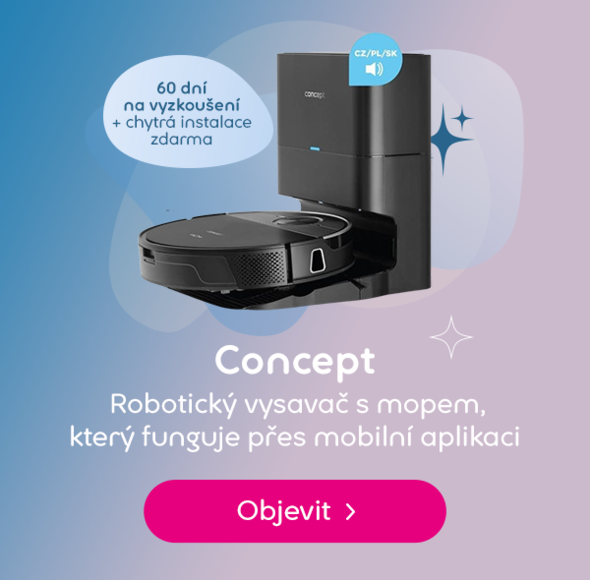 Concept VR3550 Robotický vysavač s mopem visiOne 3D | Pilulka.cz