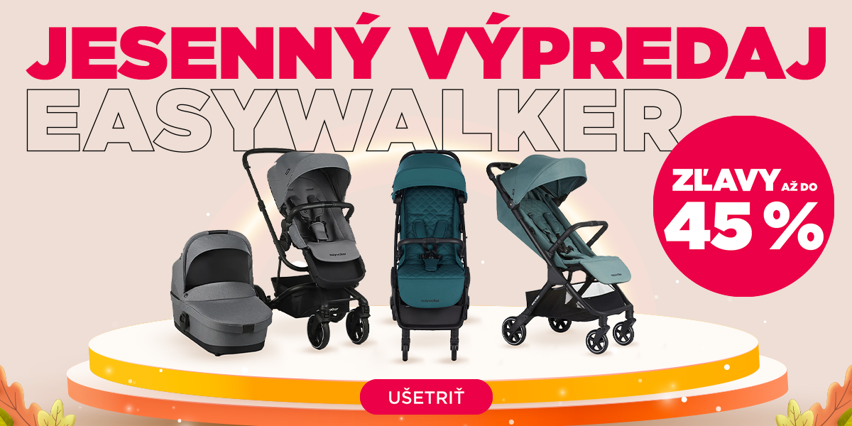 Jesenný výpredaj Easywalker | feedo.sk